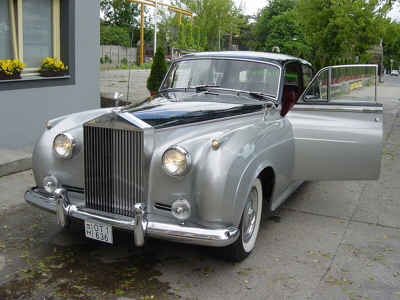 Silver Rolls-Royce Car — Calm, Afternoon, Photograph
