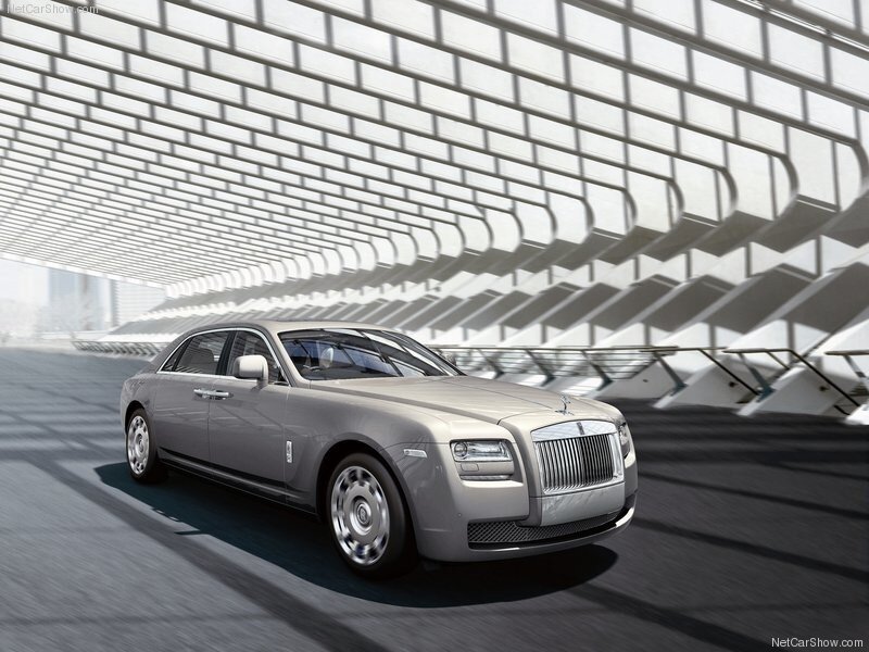 Silver Rolls-Royce Ghost