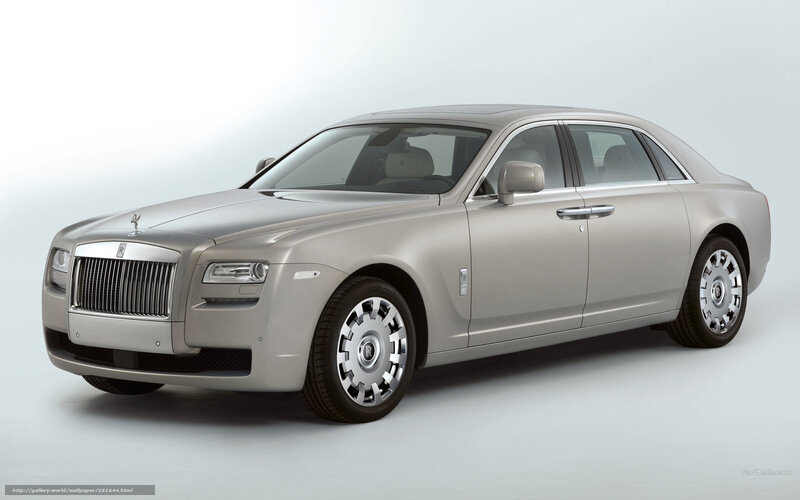Silver Rolls-Royce Ghost