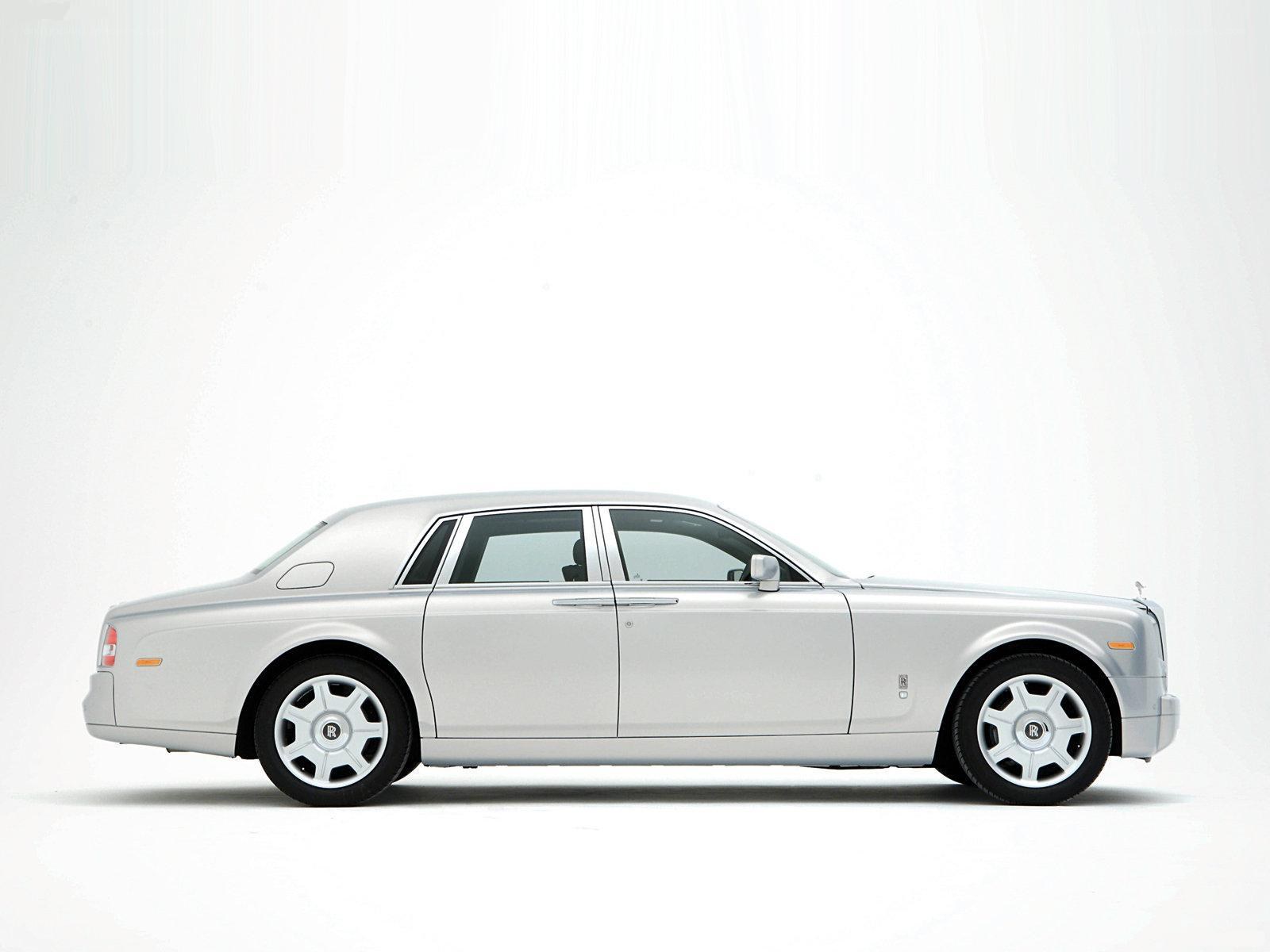 silver rolls-royce phantom