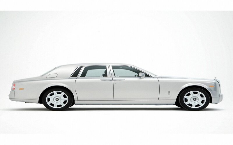silver rolls-royce phantom