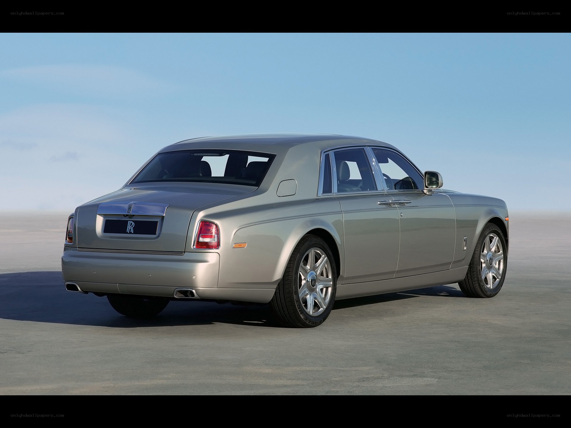 silver rolls-royce phantom