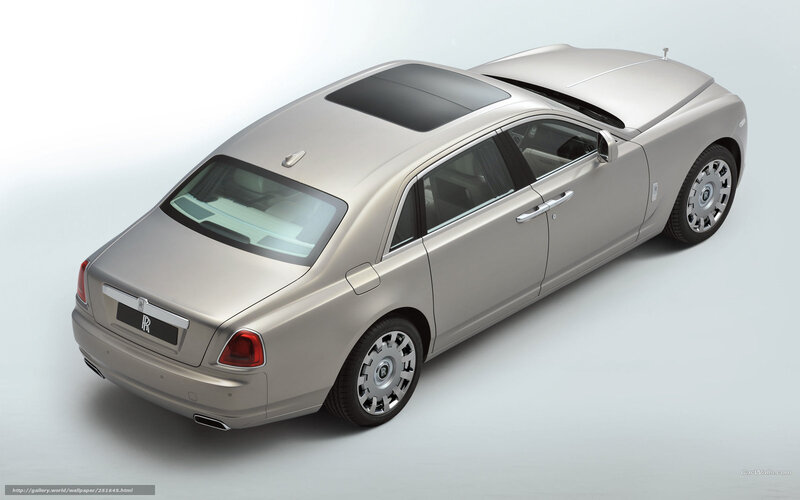 Silver Rolls-Royce Sedan — Neutral