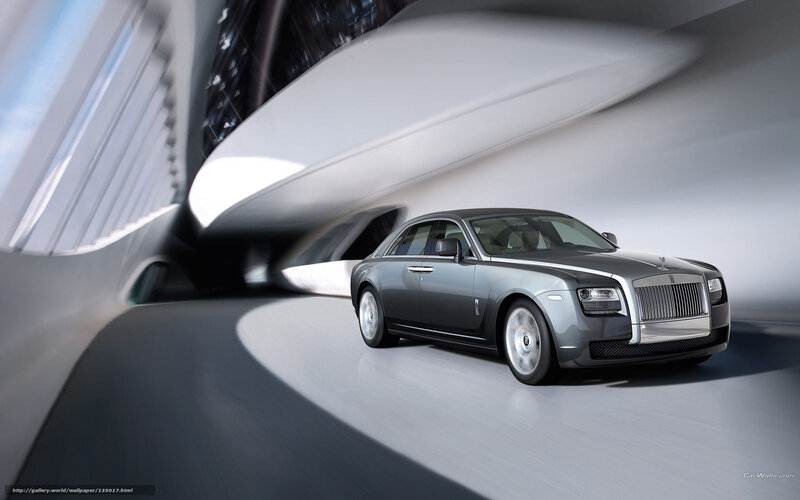 Silver Rolls-Royce Sedan