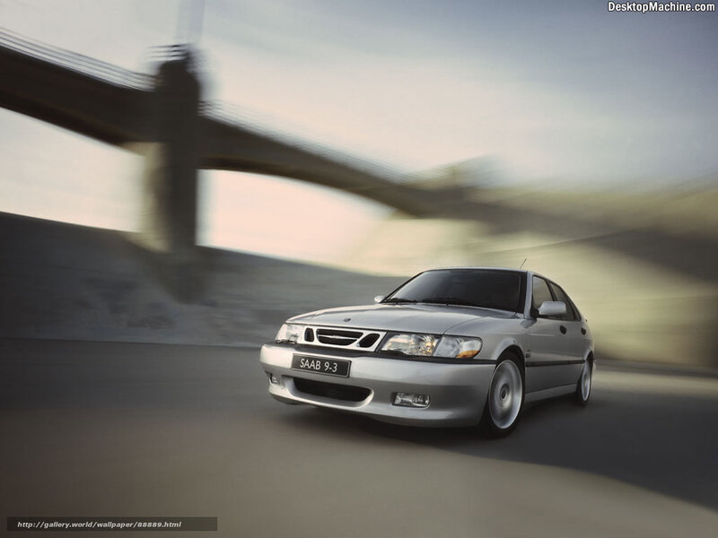 Silver Saab 9-3 Car — Dynamic