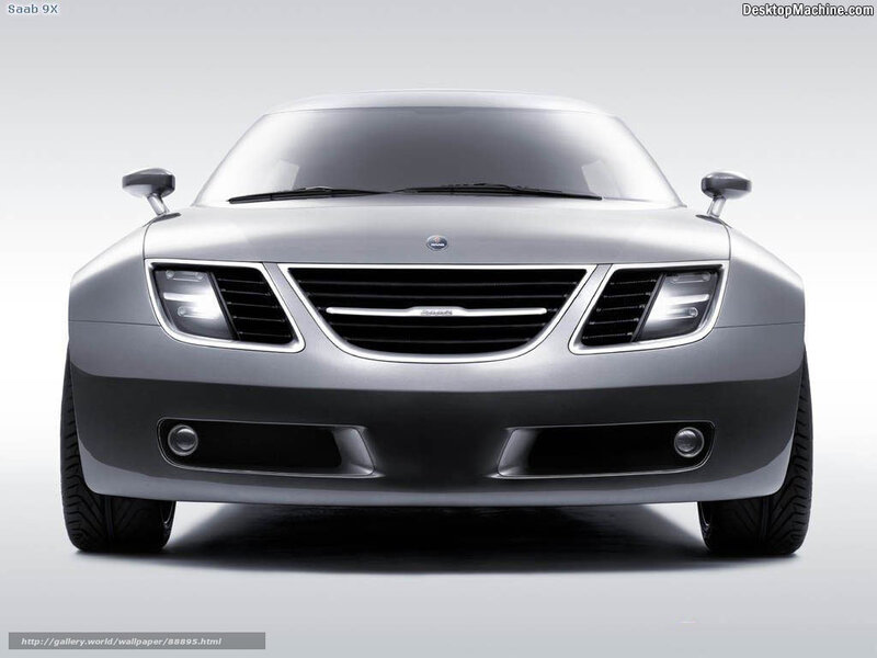 Silver Saab 9X Car