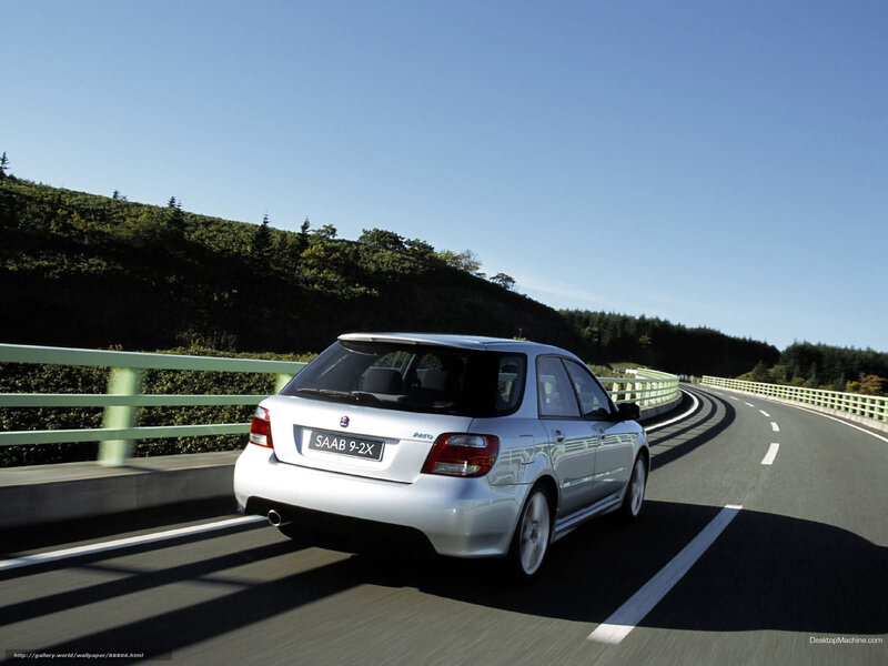 Silver Saab Car — Serene
