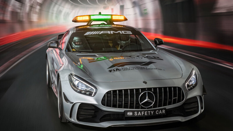 Silver Safety Car — Dynamic, Photograph