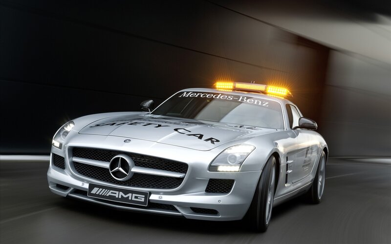 Silver Safety Car