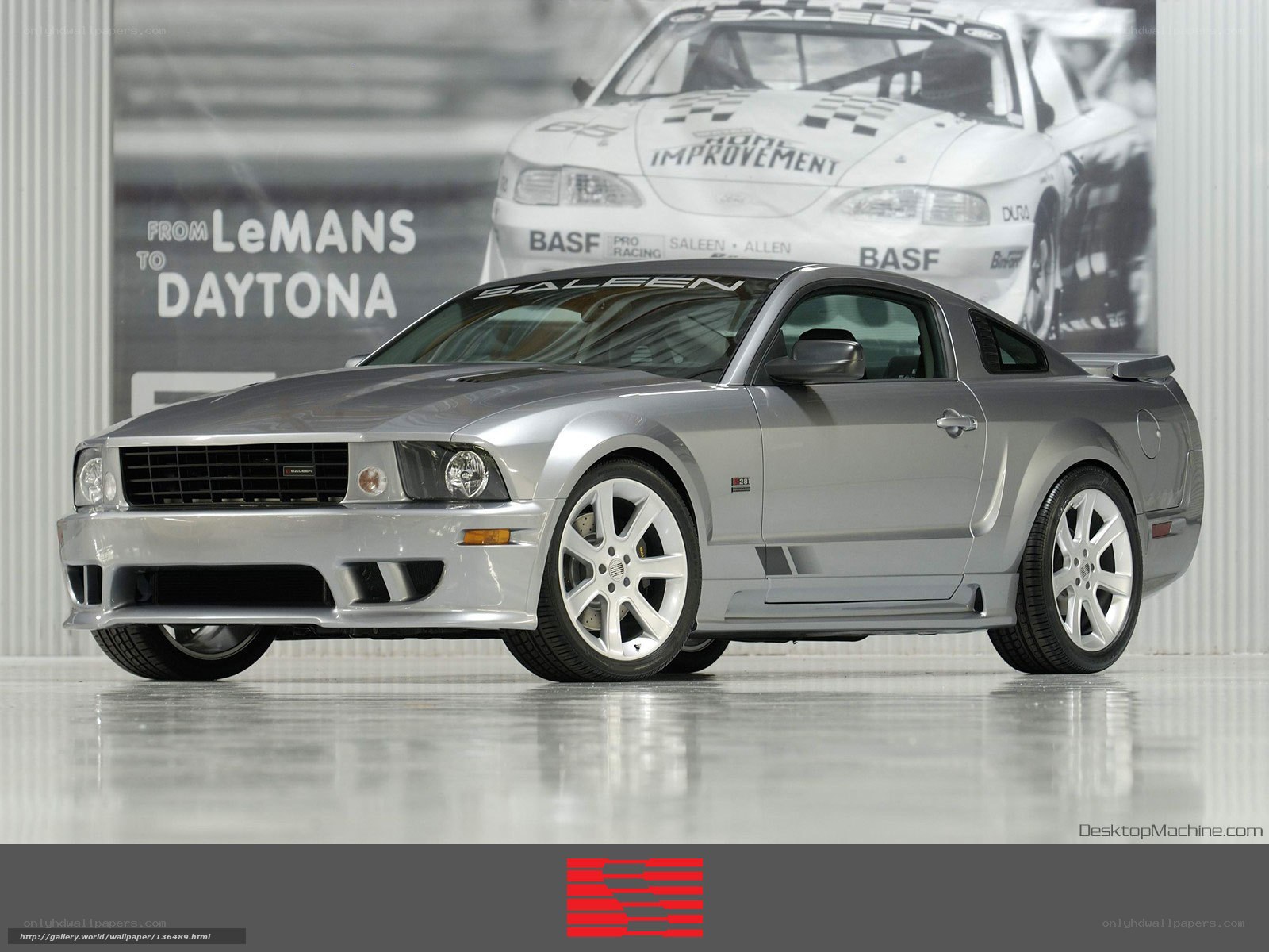 Silver Saleen Mustang