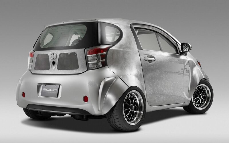 Silver Scion Car