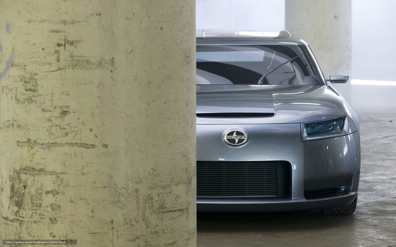 Silver Scion Concept Car