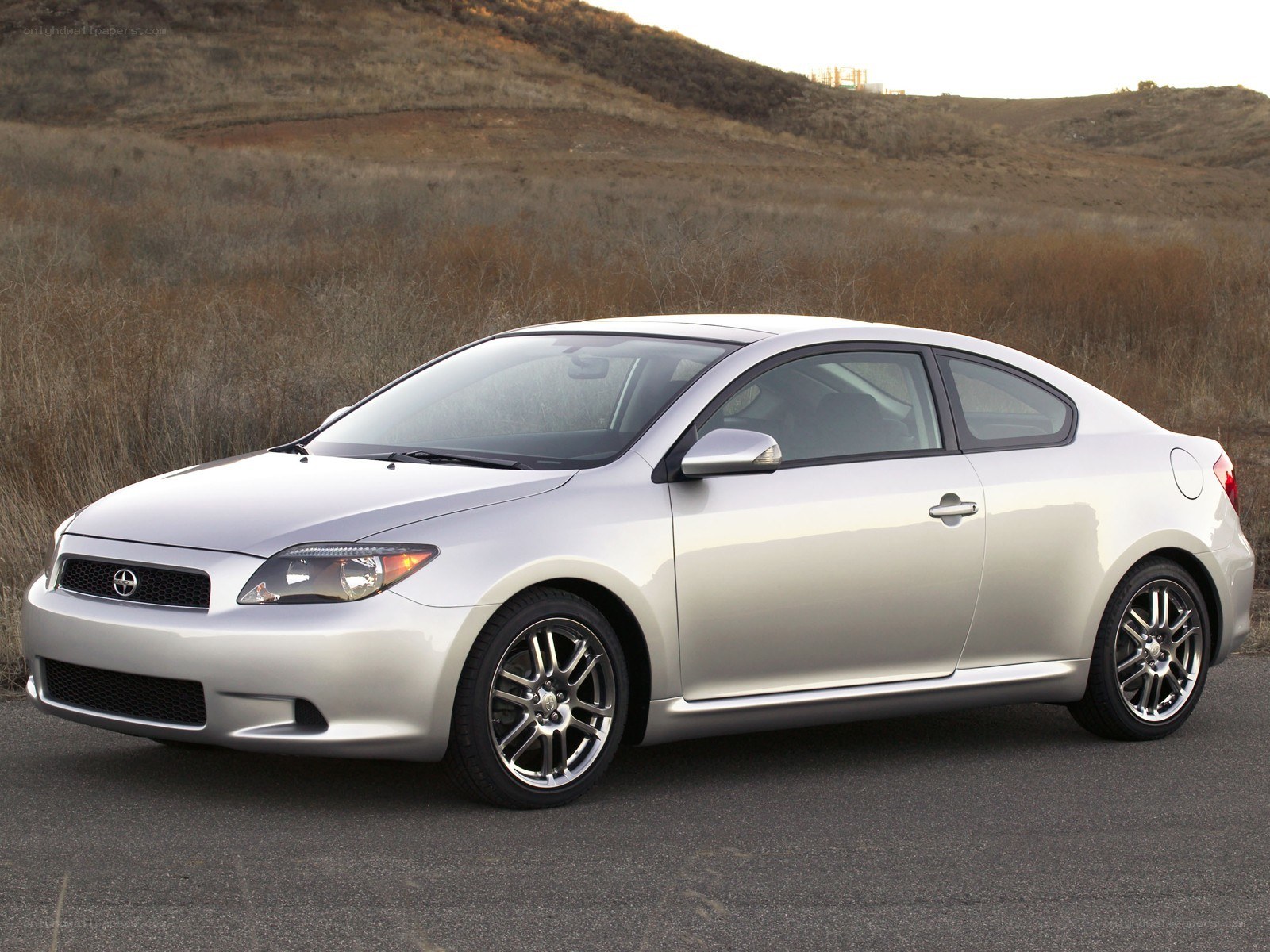 silver scion tc coupe