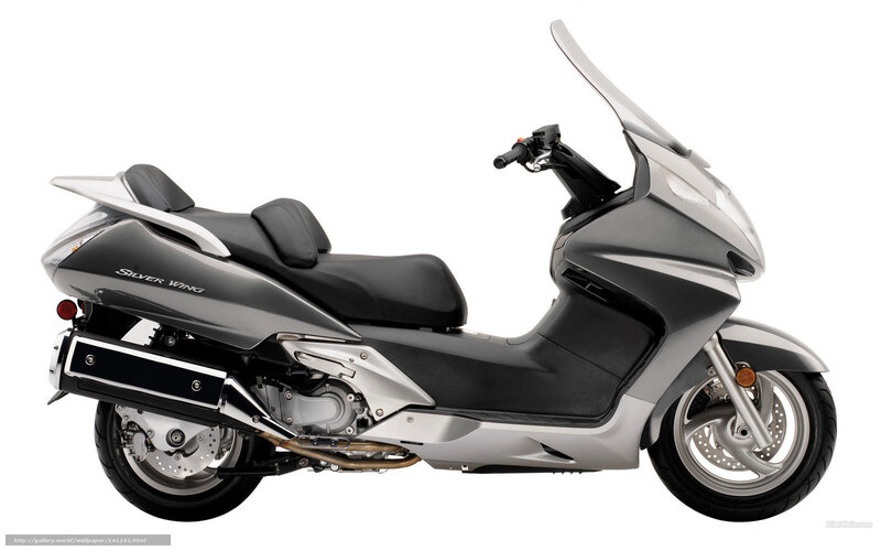 Silver Scooter — Gray