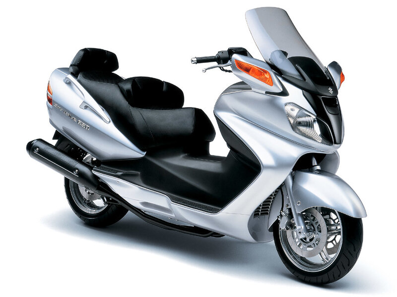Silver Scooter — Headlight, Black