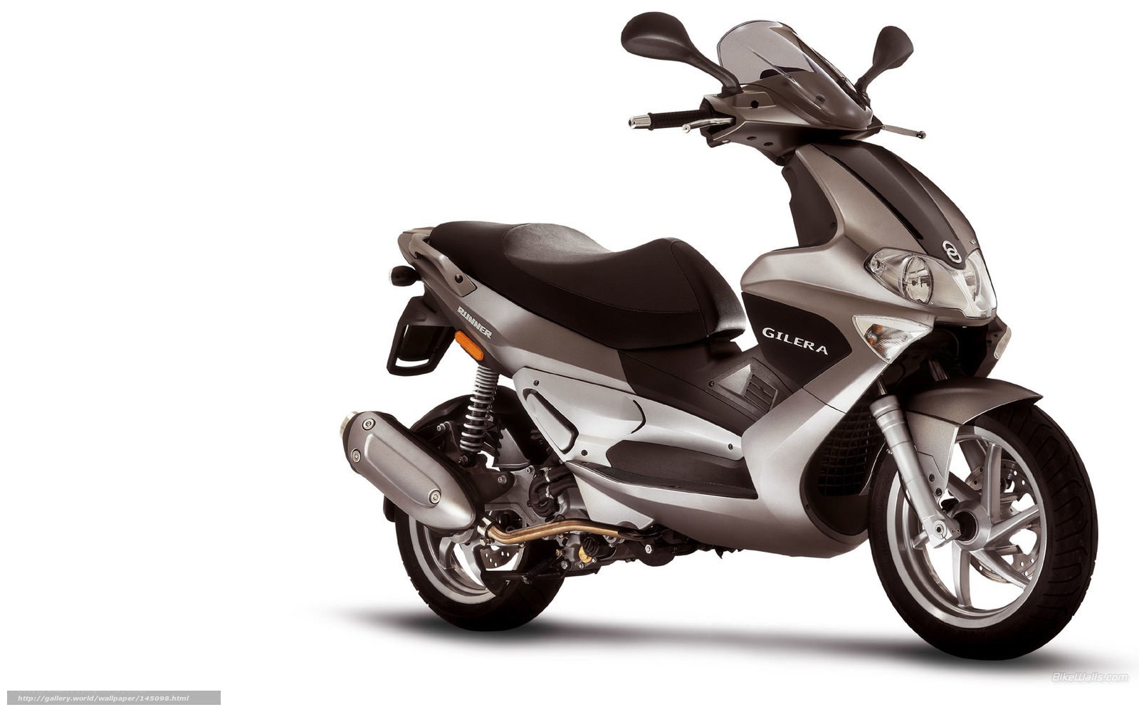silver scooter motorcycle