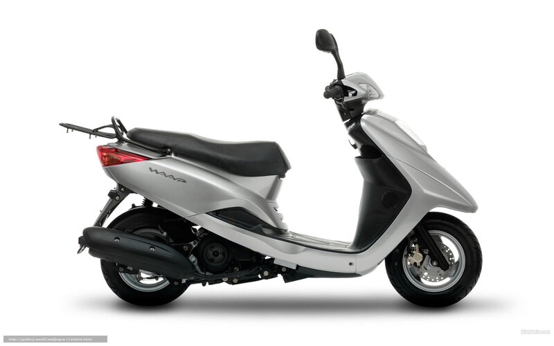 Silver Scooter — Neutral, Photograph, Seat, Mirror