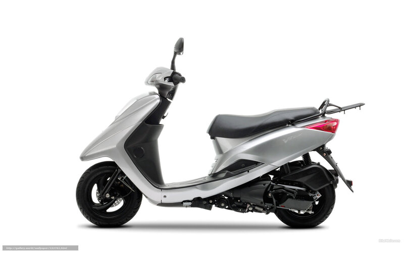Silver Scooter — Neutral, Photograph, Seat, Rear Light, Mirror