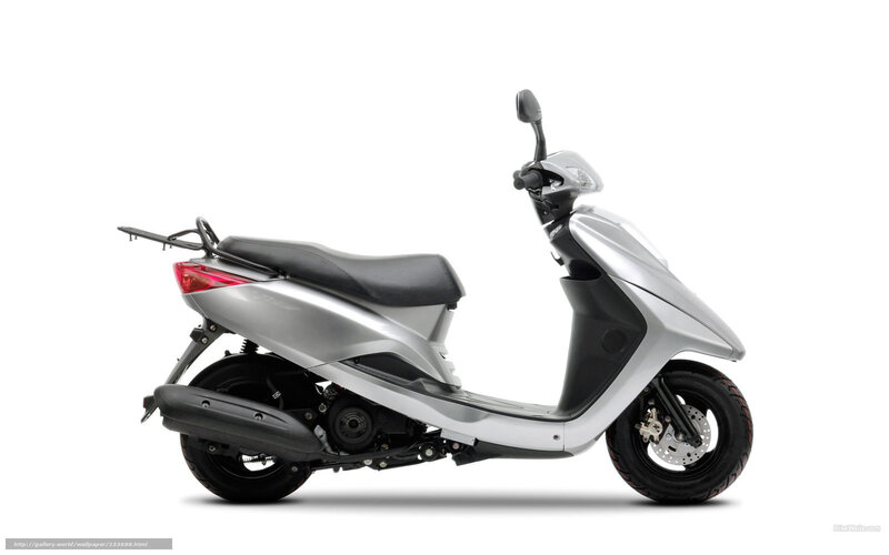 Silver Scooter — Neutral, Photograph, Seat, Rear Light