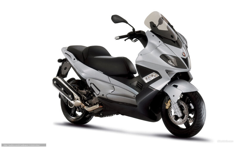 Silver Scooter — Neutral, Photograph, Seat, Windshield