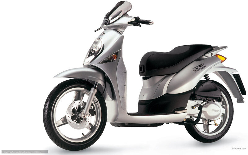 Silver Scooter — Neutral, Photograph