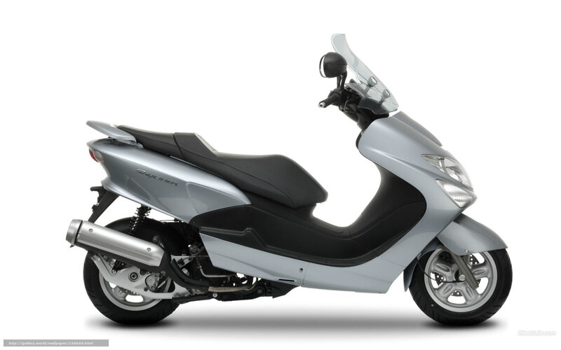 silver scooter side profile