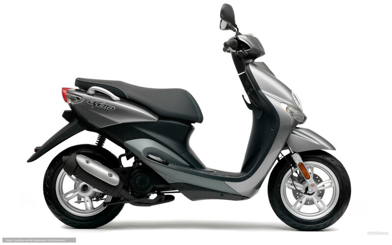silver scooter side profile