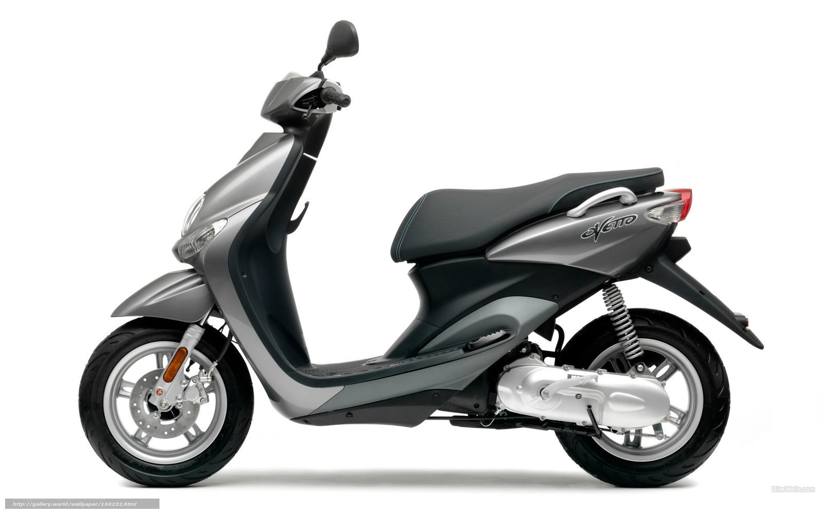 silver scooter side profile