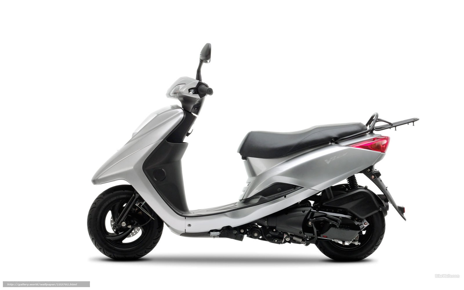 silver scooter side profile