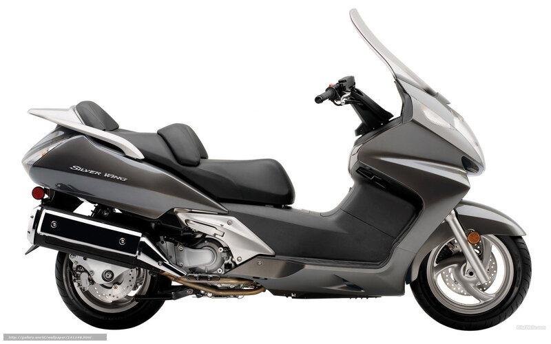 Silver Scooter