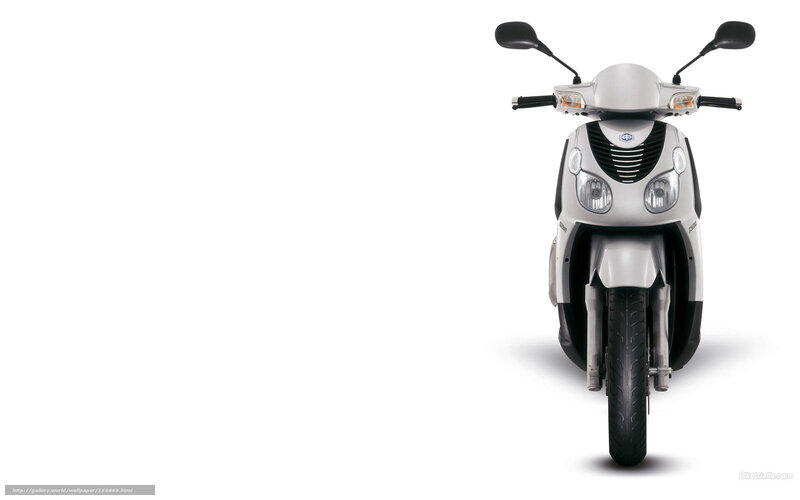 Silver Scooter — White, Neutral