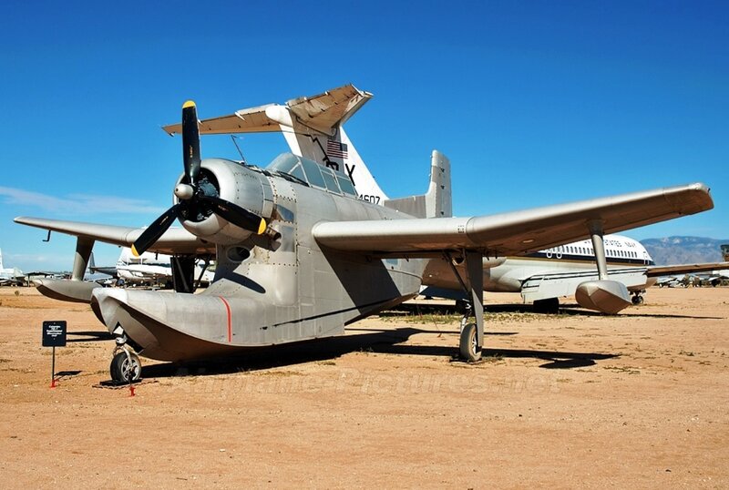 Silver Seaplane on Display