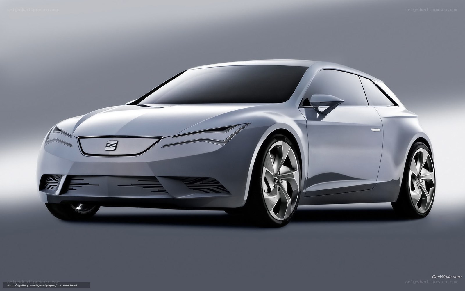 Silver SEAT concept car