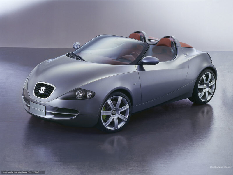 Silver SEAT Tango concept car