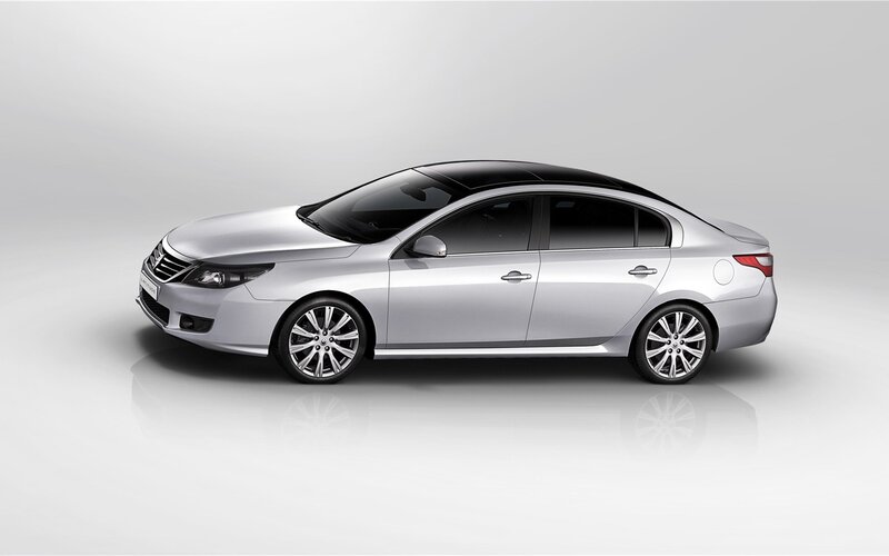 silver sedan car