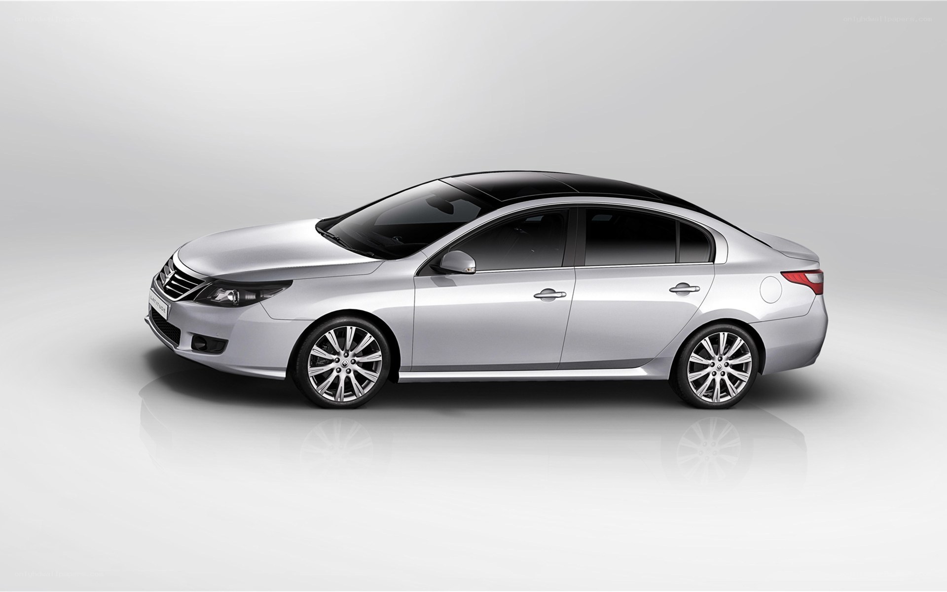 silver sedan car