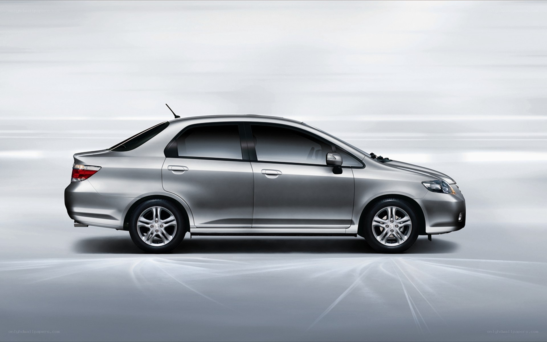 silver sedan car