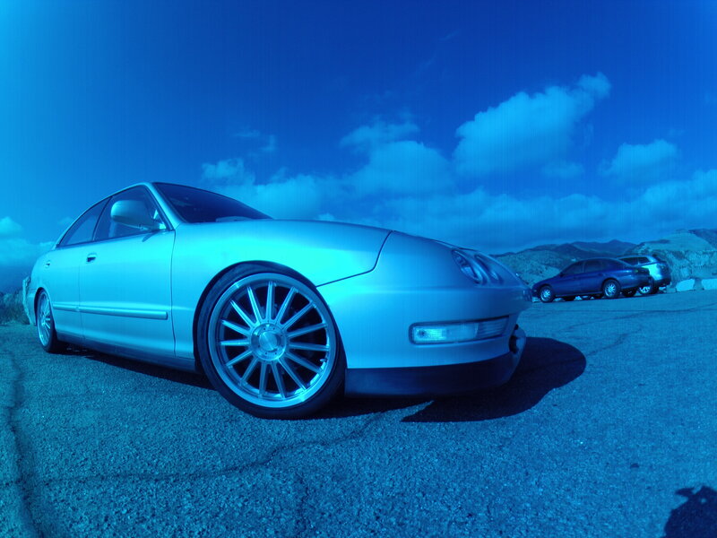 Silver Sedan Car — Blue, Dramatic, Photograph