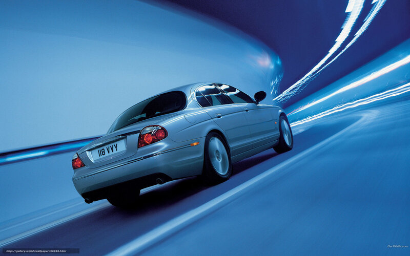 Silver Sedan Car — Blue, Dynamic, Photograph