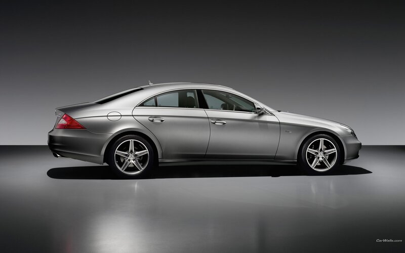 Silver Sedan Car — Dramatic, Black