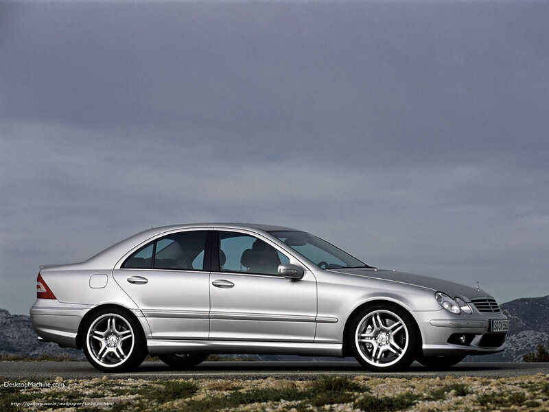 Silver Sedan Car — Dramatic, Photograph, Road
