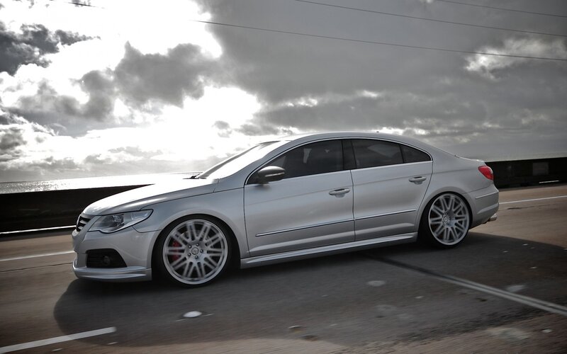 Silver Sedan Car — Dramatic, Sunset, Photograph, Road, Sky, Sea