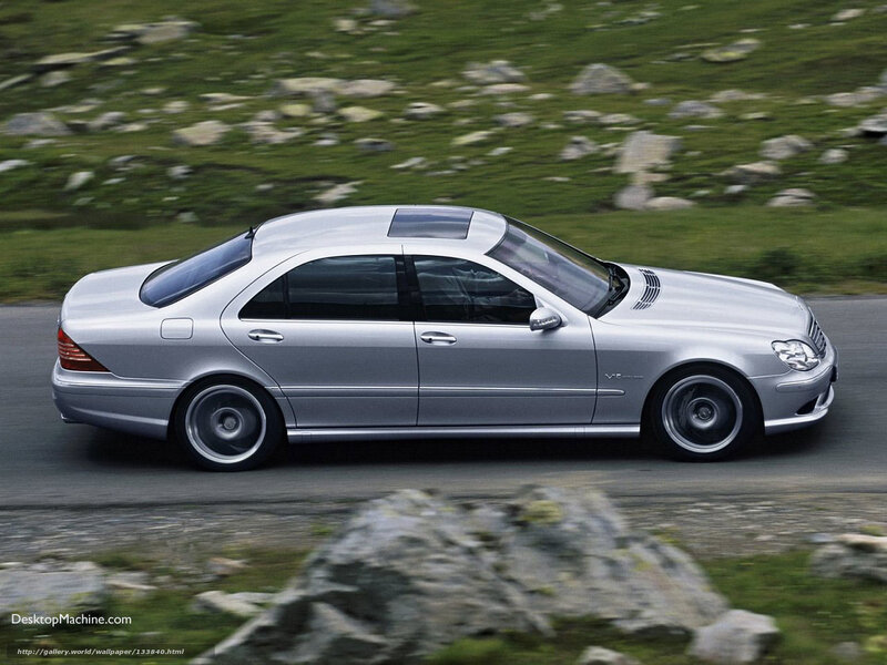Silver Sedan Car — Dynamic, Photograph, Road, Grass, Rocks
