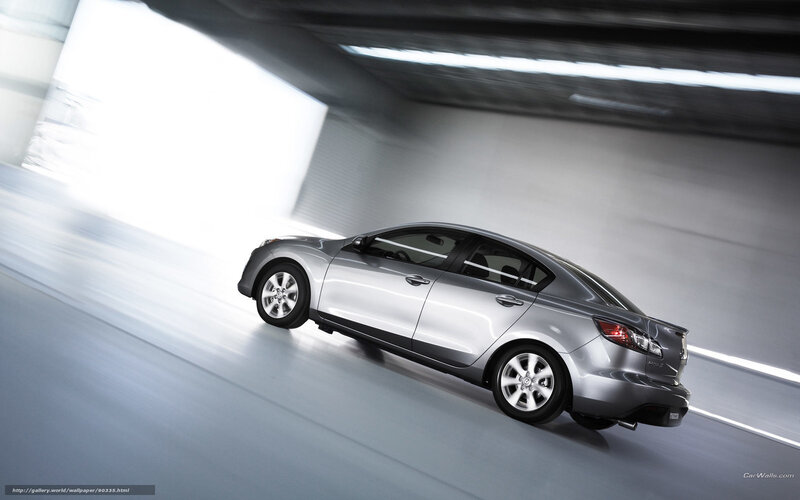 Silver Sedan Car — Dynamic, Photograph, Tunnel