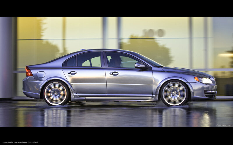 Silver Sedan Car — Dynamic, Sunset, Photograph
