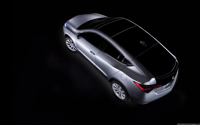 silver sedan car from above