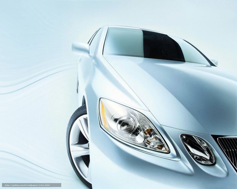 Silver sedan car front view