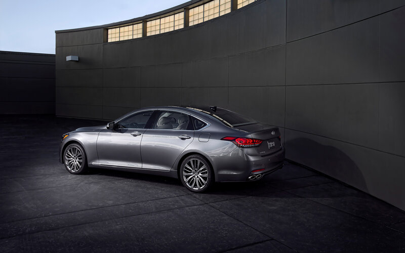 Silver Sedan Car — Gray, Dramatic, Afternoon, Photograph