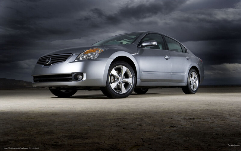 Silver Sedan Car — Gray, Dramatic, Night, Photograph, Dirt Ground