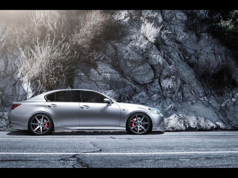Silver Sedan Car — Gray, Dramatic, Photograph, Road, Rocky Cliff
